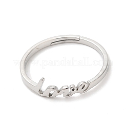 Non-Tarnish 304 Stainless Steel Finger Rings&nbsp;RJEW-L107-018P