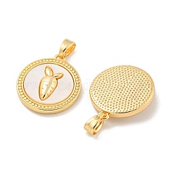 Natural White Shell Pendants&nbsp;KK-A214-19G