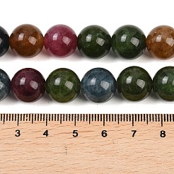 Natural Green Jade Imitation Tourmaline Beads Strands&nbsp;G-B046-08D-12mm