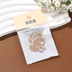 SHEGRACE Brass Pave Cubic Zirconia Rectangle Connector Charms&nbsp;XGRQ2O964-438B-G