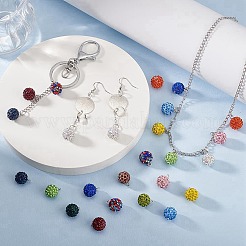 78pcs 13 colors Polymer Clay Rhinestone Charms&nbsp;RB-PH0001-48