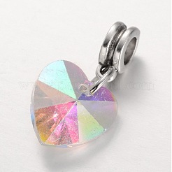 Large Hole Alloy European Dangle Charms&nbsp;PALLOY-JF00041-02