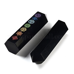 Tower Natural Obsidian Healing Stone Wands&nbsp;G-A096-01