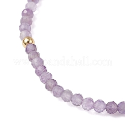 10Pcs 5 Styles Natural Amethyst & Amazonite & Sodalite & Rhodonite & Tiger Eye & Glass Seed Beaded Stretch Bracelets&nbsp;BJEW-JB12545