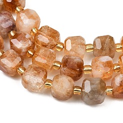 Heated Natural Citrine Beads Strands&nbsp;G-Z147-A02-04