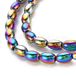 Electroplate Opaque Glass Beads Strands&nbsp;EGLA-T020-11-C09