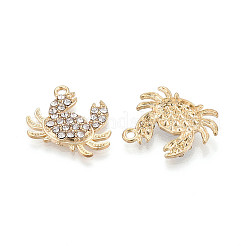 Alloy Rhinestone Pendants&nbsp;FIND-N008-02KCG
