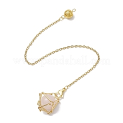 3Pcs 3 Styles 304 Stainless Steel Chain Macrame Pouch Empty Stone Holder Dowsing Pendulums&nbsp;HJEW-JM02329-01