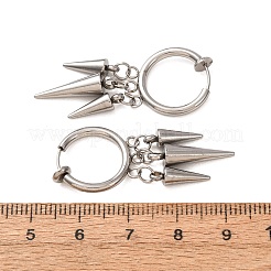 201 Stainless Steel Hoop Earrings&nbsp;SA-CBA8B85-17P
