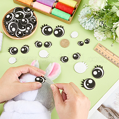 2 Bagds Oval Felt Craft Doll Eye&nbsp;DIY-FG0010-04B