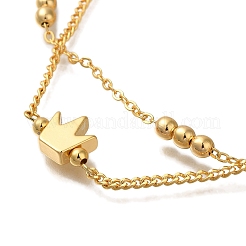 Multi-strand Brass Bracelets&nbsp;BJEW-L696-002G