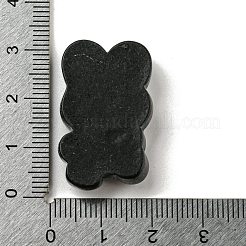 ハロウィーンテーマの不透明樹脂デコデンカボション  兎  30x18.5x7.5mm&nbsp;LS-RESI-E057-02C