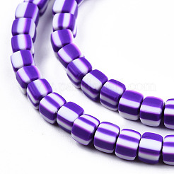 Handmade Polymer Clay Beads Strands&nbsp;CLAY-N010-074-05