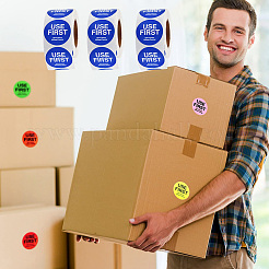 500Pcs Paper Adhesive Label Stickers&nbsp;STIC-WH20010-25E