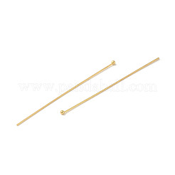 304ステンレススチールボールヘッドピン  18KGP本金メッキ  70x0.7mm  ヘッド：2mm&nbsp;STAS-K285-03L-G