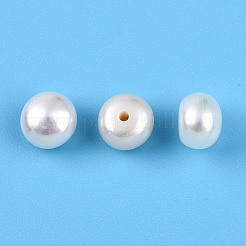 Grade 3A Natural Cultured Freshwater Pearl Beads&nbsp;PEAR-N018-3A-5560A