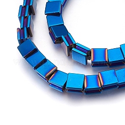 Electroplate Non-magnetic Synthetic Hematite Bead Strands&nbsp;G-I208-13-F