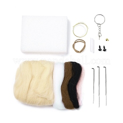 Cat Keychain Needle Felting Kit&nbsp;DIY-P062-02