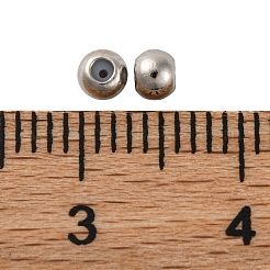 Rack Plating Round Brass Beads&nbsp;KK-Z070-25P