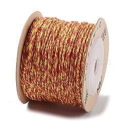 ポリエステルツイストコード  ラウンド  DIYのジュエリーには  きいろ  1mm  約49.21ヤード（45m）/ロール&nbsp;OCOR-G015-01A-16
