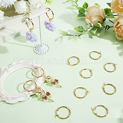201 Stainless Steel Hoop Earrings with 304 Stainless Steel Pins for Women&nbsp;EJEW-SC0001-99A