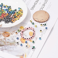 250Pcs 10 Colors Resin Beads&nbsp;RESI-YW0001-05