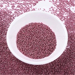 MIYUKIデリカビーズ  シリンダー  日本製シードビーズ  11/0  （db0428)亜鉛メッキライトクランベリー  1.3x1.6mm  穴：0.8mm  約10000個/袋  50 G /袋&nbsp;SEED-X0054-DB0428