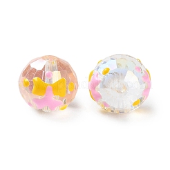 Transparent Glass Enamel Beads&nbsp;GLAA-G107-06B