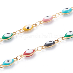 304 Stainless Steel Link Chains&nbsp;CHS-G018-02G-A