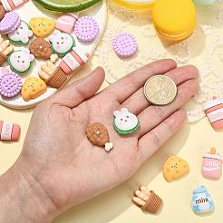 50Pcs Opaque Resin Decoden Cabochons&nbsp;RESI-CJ0002-78