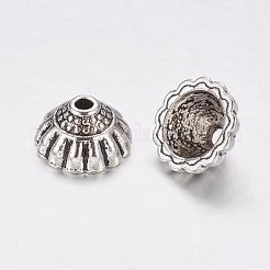 Tibetan Style Alloy Bead Caps&nbsp;X-LF9305Y