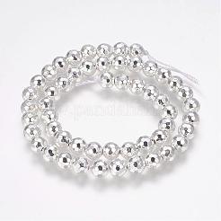 Grade AA Non-Magnetic Synthetic Hematite Bead Strands&nbsp;G-G652-15S