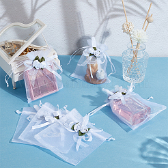 70Pcs 3D Flower Organza Drawstring Bags&nbsp;OP-GO0001-01