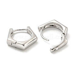 Brass Hoop Earrings&nbsp;EJEW-L211-010S-P
