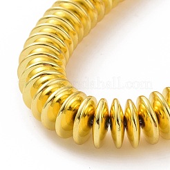 Electroplated Non-magnetic Synthetic Hematite Beads Strands&nbsp;G-C006-05G