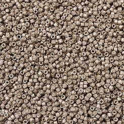 MIYUKIデリカビーズ  シリンダー  日本製シードビーズ  11/0  （db1162)亜鉛メッキマットシャンパン  1.3x1.6mm  穴：0.8mm  約2000PCS /ボトル  10 G /ボトル&nbsp;SEED-JP0008-DB1162