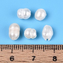 天然な培養された淡水パールビーズ  ライス  乳白色  6~12x4.5~6mm  穴：1.4~1.5mm&nbsp;PEAR-R064-101