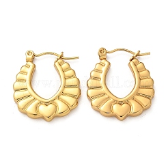 304 Stainless Steel Hoop Earrings for Women&nbsp;EJEW-L296-051G