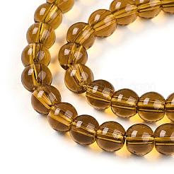 Transparent Glass Beads Strands&nbsp;GLAA-T032-T6mm-23