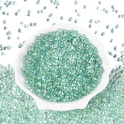Transparent Electroplate Glass Beads&nbsp;EGLA-Q138-01E