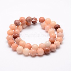 Natural Pink Aventurine Bead Strands&nbsp;G-P257-05-10mm
