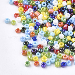 Opaque 8/0 Glass Seed Beads&nbsp;SEED-S023-01B-M