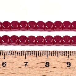 Lab Grown Red Corundum Beads Strands&nbsp;G-G106-N01-03