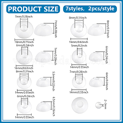 14 Bags 7 Styles Acrylic Eye Making Kit&nbsp;DIY-PH0035-43