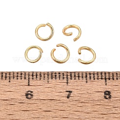 304 Stainless Steel Open Jump Rings&nbsp;STAS-Q113-5x0.8mm-G-01