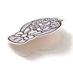 Paper Rose Bouquet Greeting Card&nbsp;AJEW-F067-01A