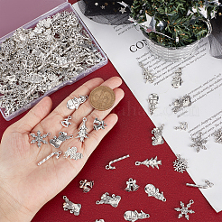 200Pcs 10 Style Tibetan Style Alloy Pendants&nbsp;TIBE-CA0001-20