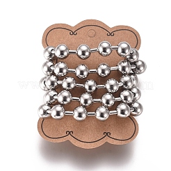 Tarnish Resistant 304 Stainless Steel Ball Chains&nbsp;CHS-E021-13K-P