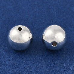 Ccbプラスチックラウンドビーズ  銀  9.5mm  穴：1.8mm&nbsp;ALUM-U001-08D-06