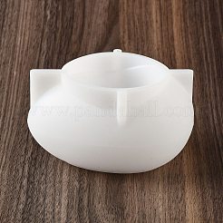 DIYキャンドルシリコンモールド  香りのよいキャンドル作りに  卵形  ホワイト  11.5x8x6.6cm&nbsp;DIY-M054-06B